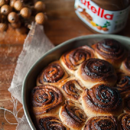 Nutella Cinnamon Rolls