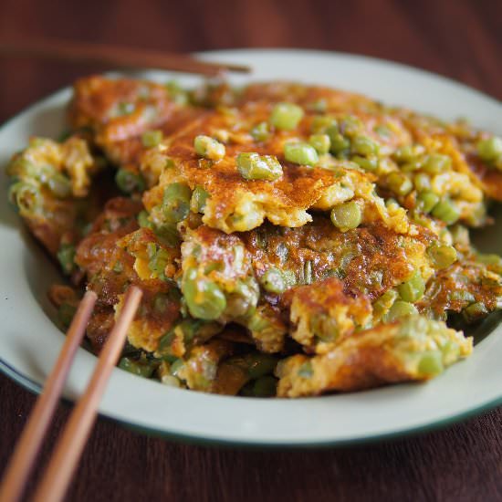 Green Bean Omelette