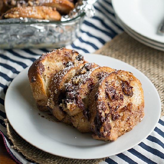 Overnight Pecan Pie French Toast