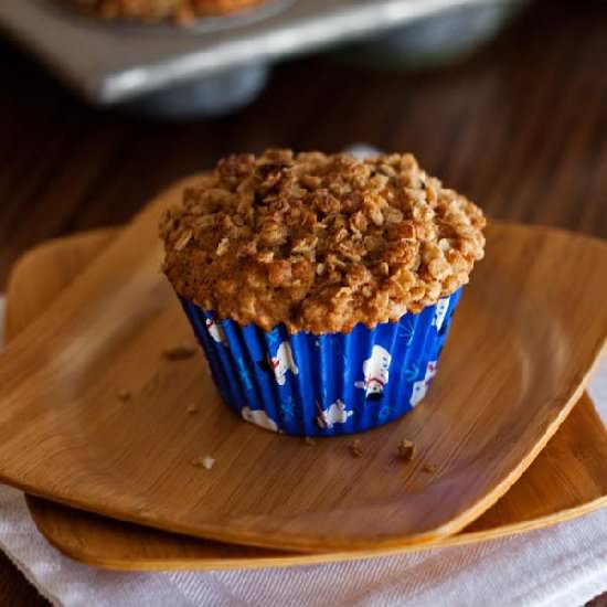 Cinnamon Oat Muffins