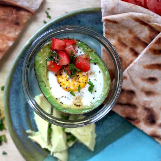 Eggs Baked in Avocado
