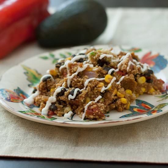 BBQ Veggie and Black Bean Couscous