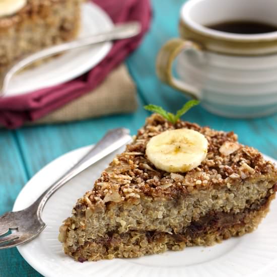 Date & Banana Quinoa Breakfast Bake
