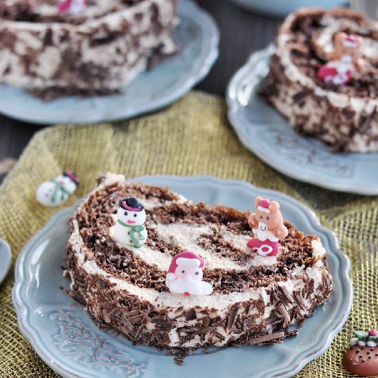 Chestnuts, Chocolate and Whisky Log