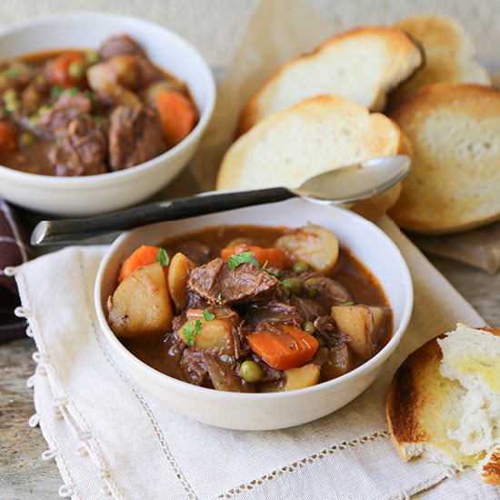 Slow Cooker Beef and Potato Stew