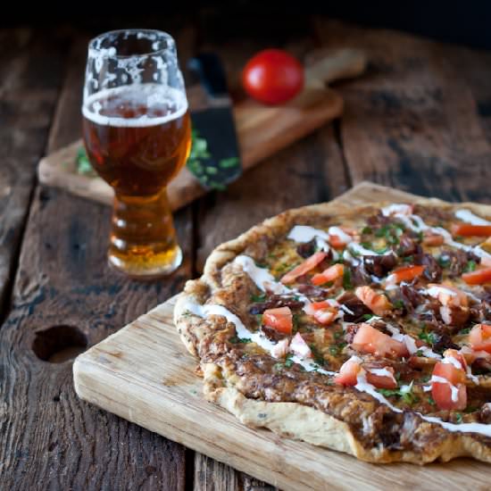 Beer Carnitas Pizza