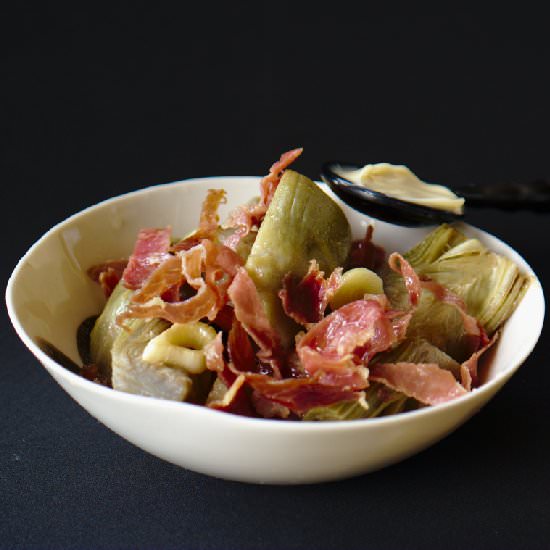 Artichokes with Ham