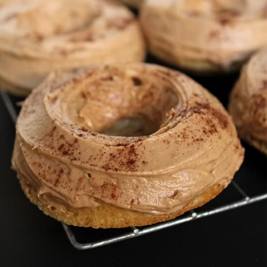 Frosted Nutmeg Donuts