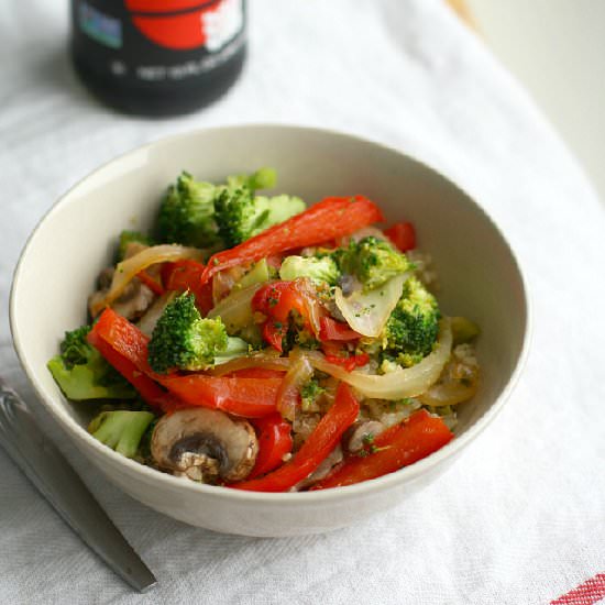 Sweet and Spicy Veggie Stir Fry