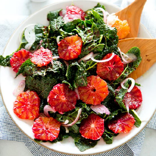 Kale and Blood Orange Salad