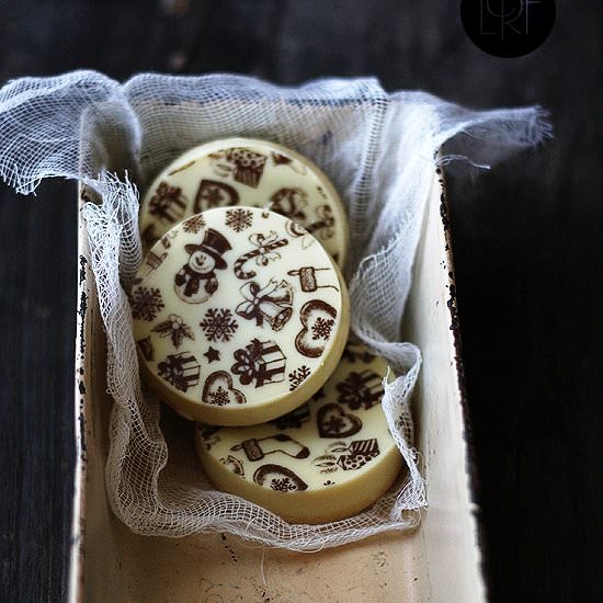 Chocolate and Turron Xmas Cookies