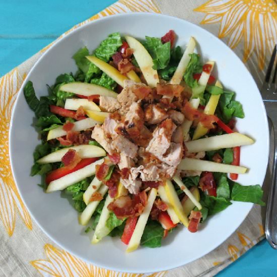 Barbecue Chicken and Apple Salad