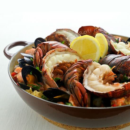 Lobster Paella
