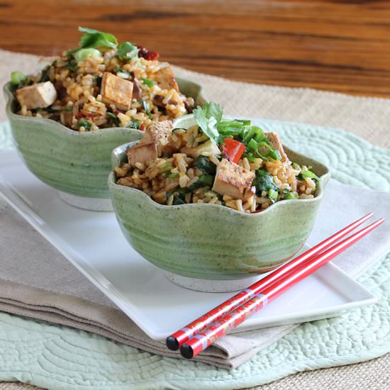 Brown Rice with Tofu
