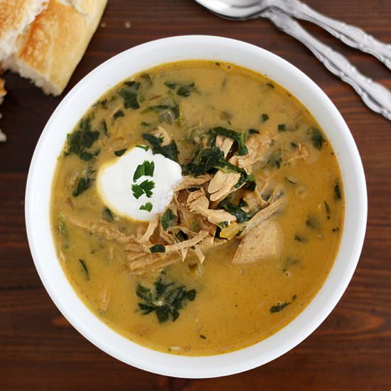 Dad’s White Chicken Chili