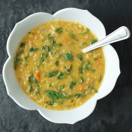 Red Lentil Coconut Soup