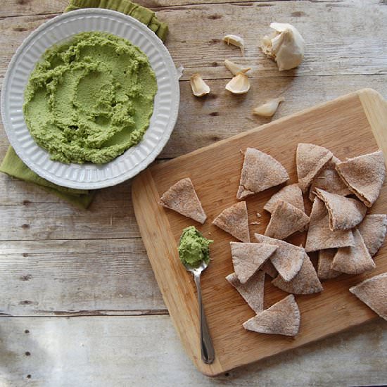 Roasted Garlic Edamumus