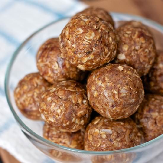 Vanilla Espresso Energy Oat Balls
