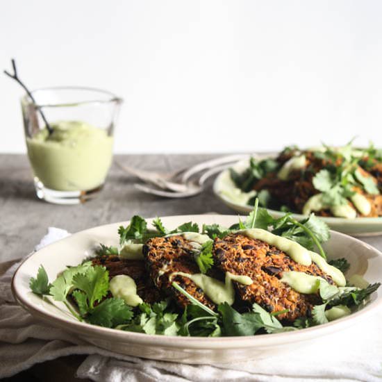 Sweet Potato and Quinoa Fritters