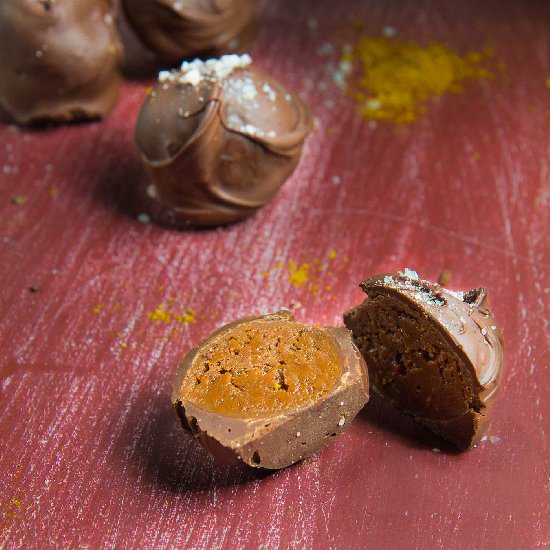 Curry Caramel Truffles