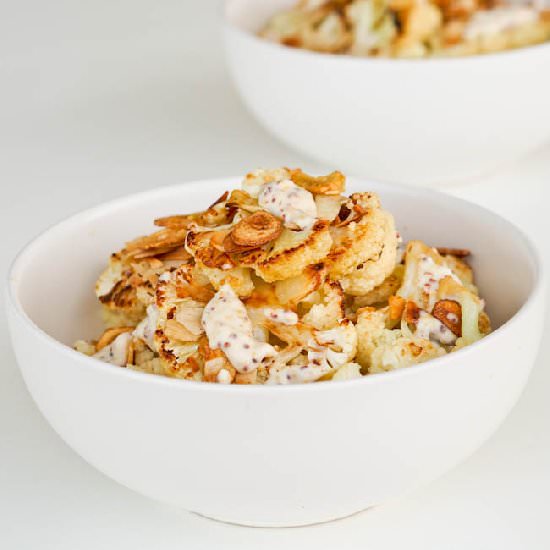 Cauliflower Couscous w Almonds