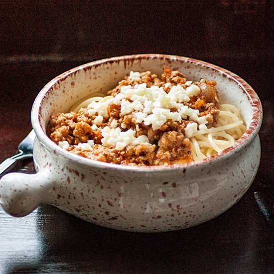 Spaghetti bolognese