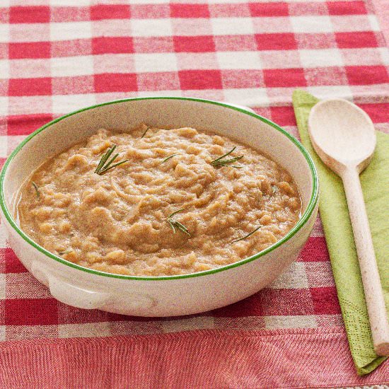 Grass Pea Soup with Farro