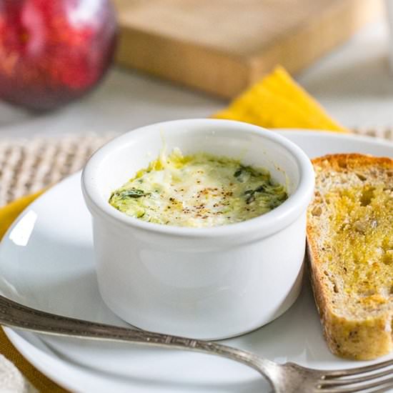 Parmesan Herb Baked Eggs