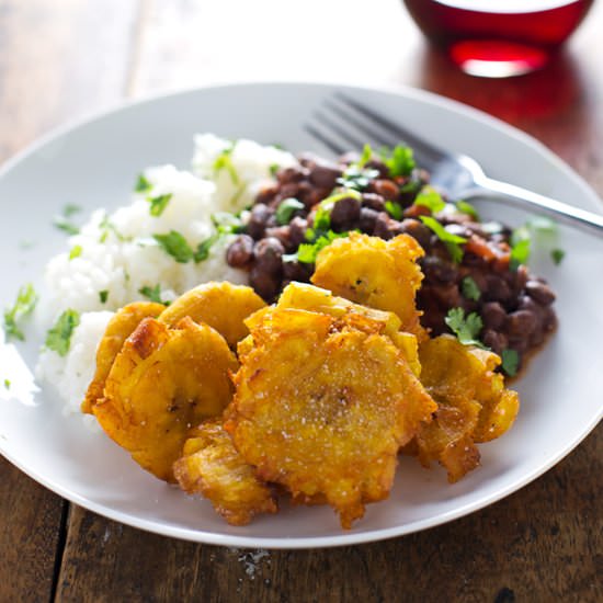 Puerto Rican Garlic Tostones