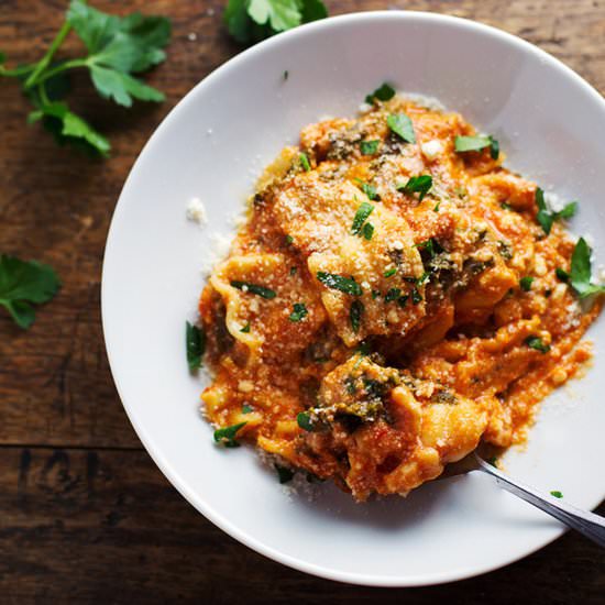 Easy Skinny Veggie Crockpot Lasagna