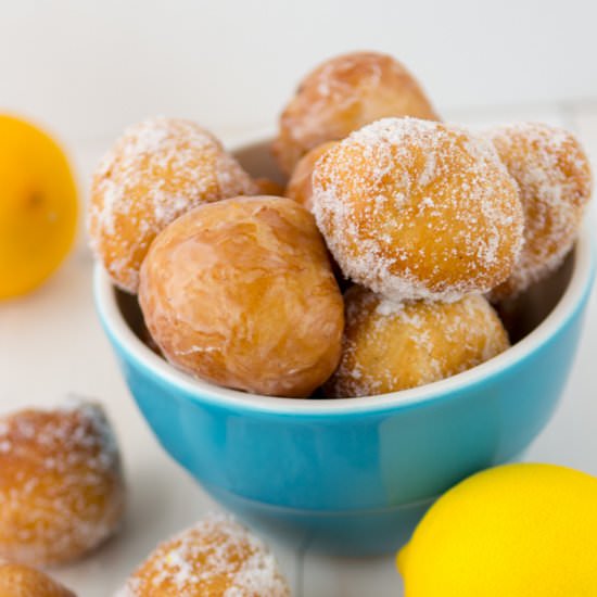 Easy Lemon Donut Holes {Two Ways}