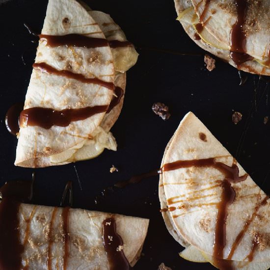 Apple and Brie Dessert Quesadillas