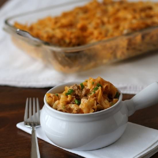 Enchilada Pasta Casserole