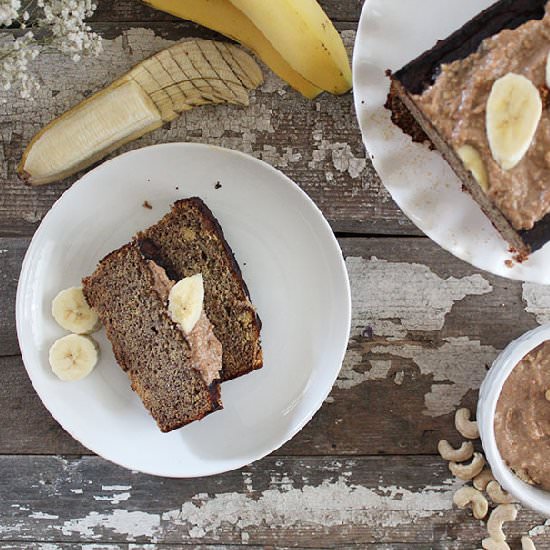 Banana Bread with Cinnamon Cashew