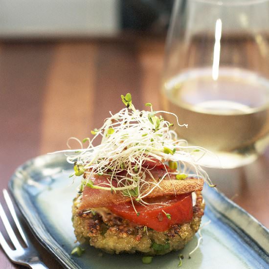 BLT Quinoa Patties