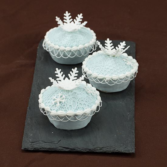Snowflake Cupcakes