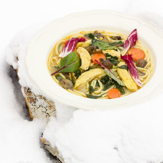 Curried Chicken Noodle Soup