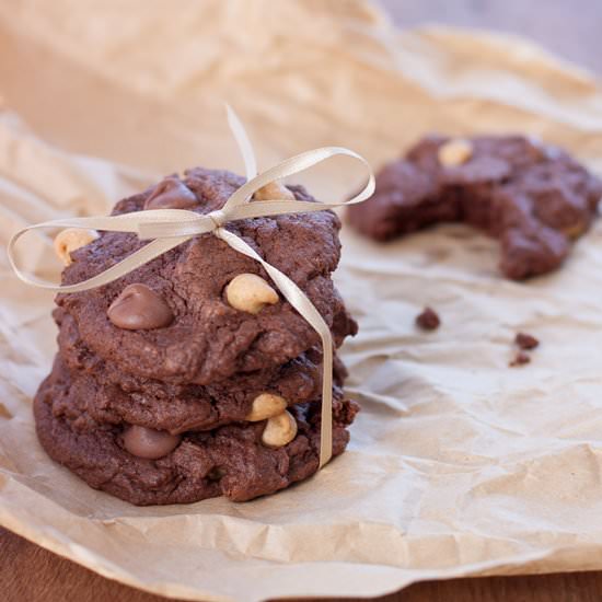 Chocolate Peanut Butter Cookies
