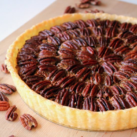 Maple Bourbon Pecan Pie