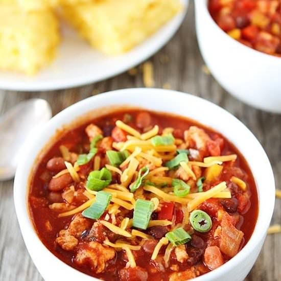 Slow Cooker Turkey Chili
