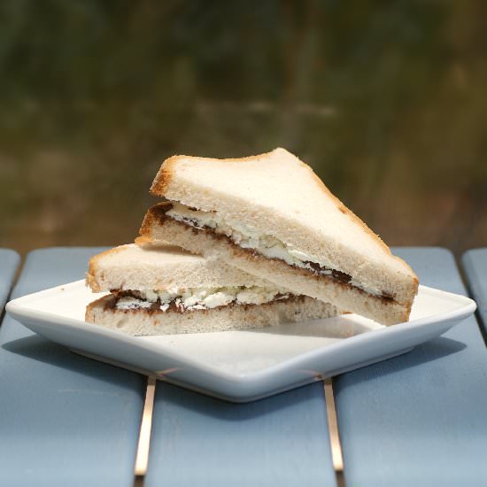 Goat Cheese and Nutella Sandwich
