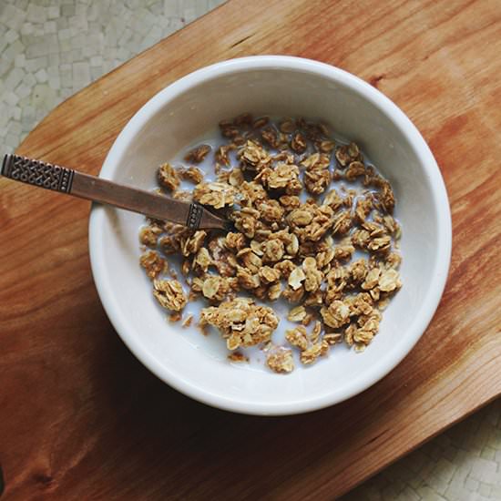 Homemade Peanut Butter Granola