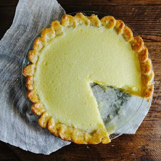 Meyer Lemon Chess Pie