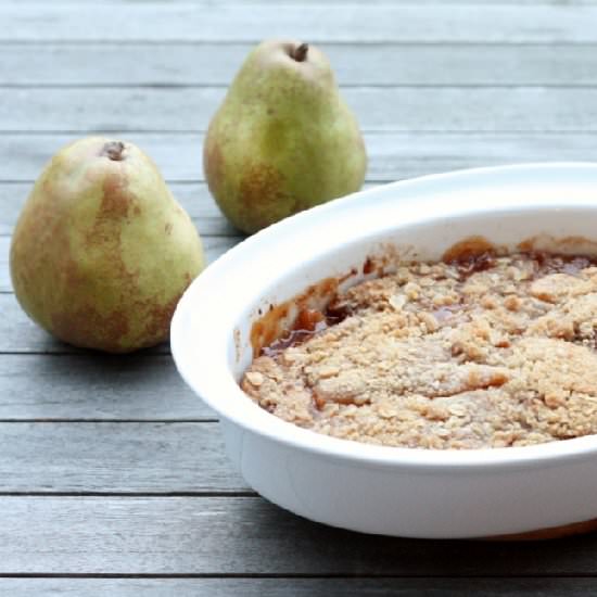 Pear and Apple Crisp