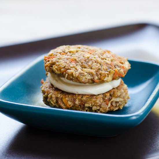 Healthy Carrot Cake Cookies
