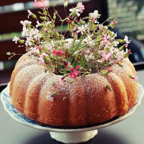 Lemon & Candied Ginger Bundt Cake