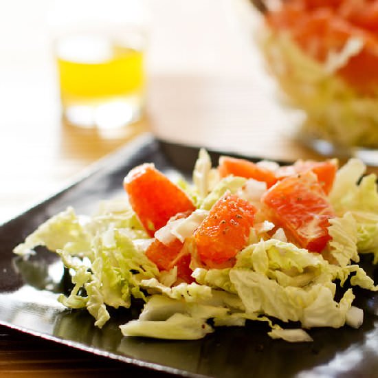 Orange Cabbage Slaw