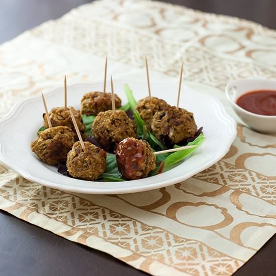 Pumpkin Meatless Meatballs
