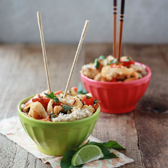 Winter Vegetables in Thai Red Curry
