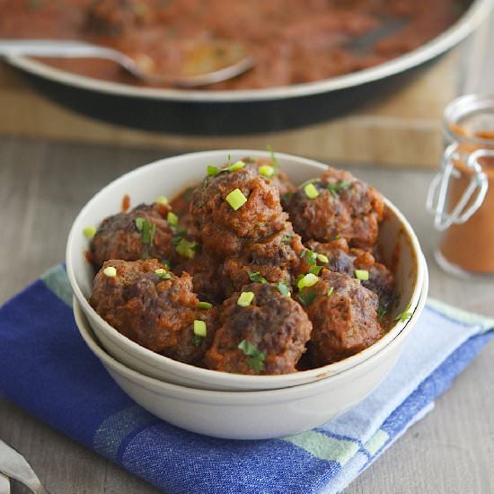 Easy Chili con Carne Meatballs